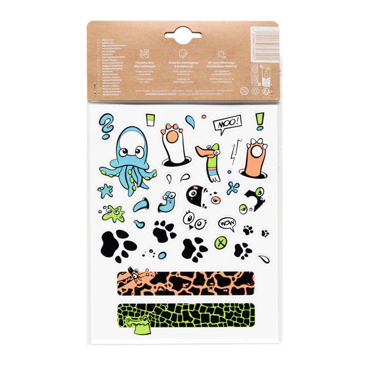 woom STREET SAFARI Sticker-Set