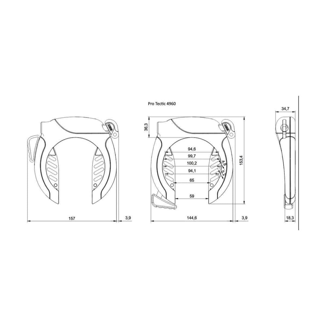 ABUS PRO TECTIC™ 4960 NR black - Zweirad Heilenmann GmbH